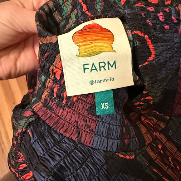 FARM Rio Frutis Dream Long sleeve mini dress - Picture 2 of 3